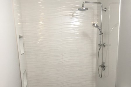 Tub To Barrier Free Shower Conversion In Calgary