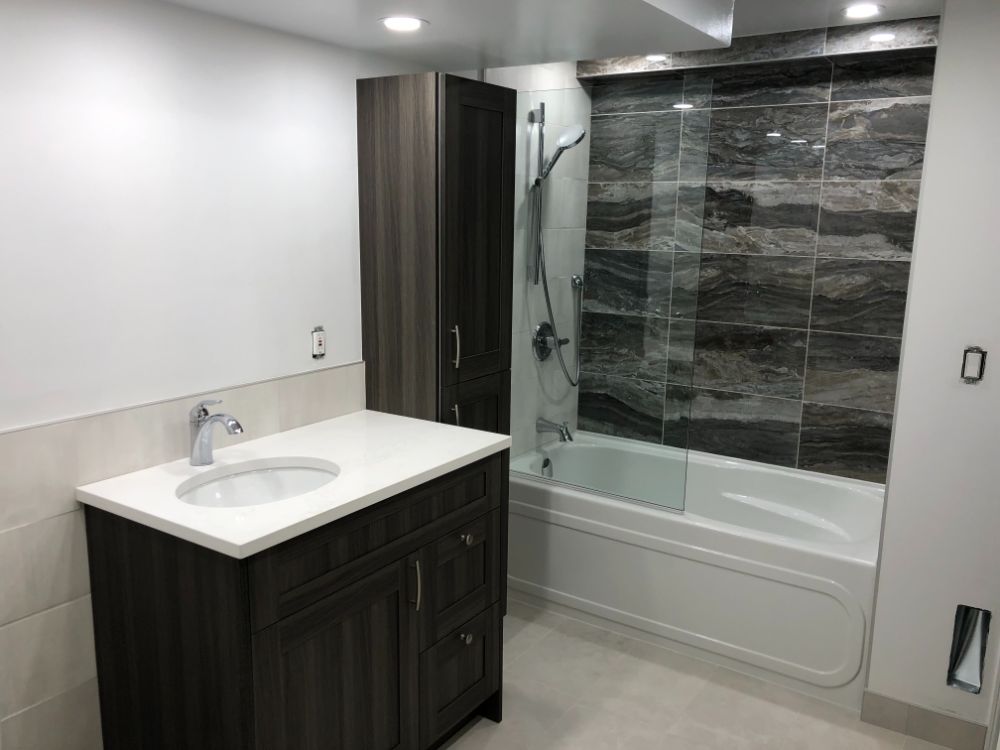 Basement bathroom remodeling alberta