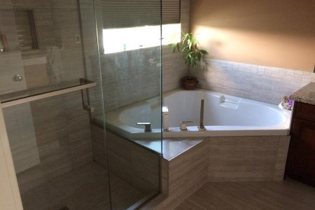 Partial En-Suite Bathroom Remodel In Calgary