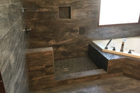 Calgary bathroom rebuild