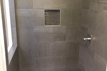 Calgary Bathroom Remodel - Shower Enclosure